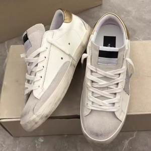 Chaussures de luxe de marque de créateur haut de gamme en cuir véritable et toile, style rétro éternel, avec étoile à cinq branches et amorti - Product Image 3