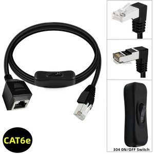 Cable de Extensión de Red Gigabit Cat6A con Conector RJ45 304, Compatible con Cat5e, Venta de Fábrica - Product Image 2
