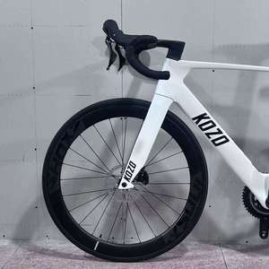 Bicicleta de Carretera Aero de Fibra de Carbono KOZO, Venta Directa de Fábrica, 700C, Shimano 105 7120-24s, Frenos de Disco Hidráulicos, OEM WHL-VORTEX-6810-2 - Product Image 3