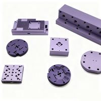 Anodisation personnalisée sans différence de couleur, pièces usinées CNC en aluminium anodisé sablé OEM 3/4/5 axes