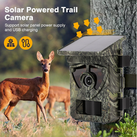 Caméra de chasse solaire S810W 60MP 8K étanche avec vision nocturne, moniteur de faune, caméra de chasse Wifi