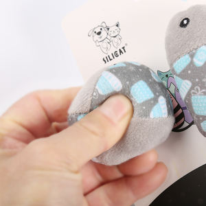 Manufacturer Wholesale Three Pattern Black Blue Red Plush <b>Fish</b> Ball Cat <b>Toys</b> Set - Product Image 4