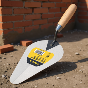 Truelle de maçon Pretul CT-9PC de 9 pouces de type américain centrale-américaine avec lame en acier à haute teneur en carbone et manche en bois pour l'industrie - Product Image 2