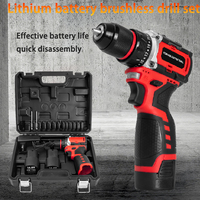 Perceuse sans fil HILDA Brushless Mini 16,8 V 10 mm, visseuse à couple variable haute efficacité, outil électrique OEM