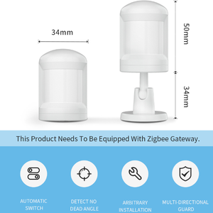 Sensor de Detección de Cuerpo Humano PIR. Sensor de Movimiento Inteligente ZigBee, Sistema de Interconexión para Hogar Inteligente - Product Image 2