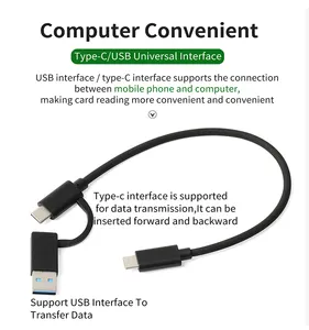 ZITAY CFexpress B pembaca kartu cfexpander tipe B pembaca kartu memori USB 3.2 Gen 2 10Gbps kompatibel untuk Thunderbolt R5