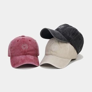 Nouvelle Casquette de Baseball Brodé Effet Vieilli - Casquette Souple Unisexe Rétro à Fermeture Snapback, Chapeau de Soleil Décontracté Tendance pour Hommes et Femmes - Product Image 5