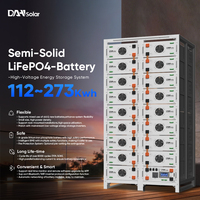 Système de stockage d'énergie commercial DAH Solar, série de batteries semi-solides C&I 273 kWh, certifié CE UN38.3 IEC, plus de 8000 cycles, armoire extérieure
