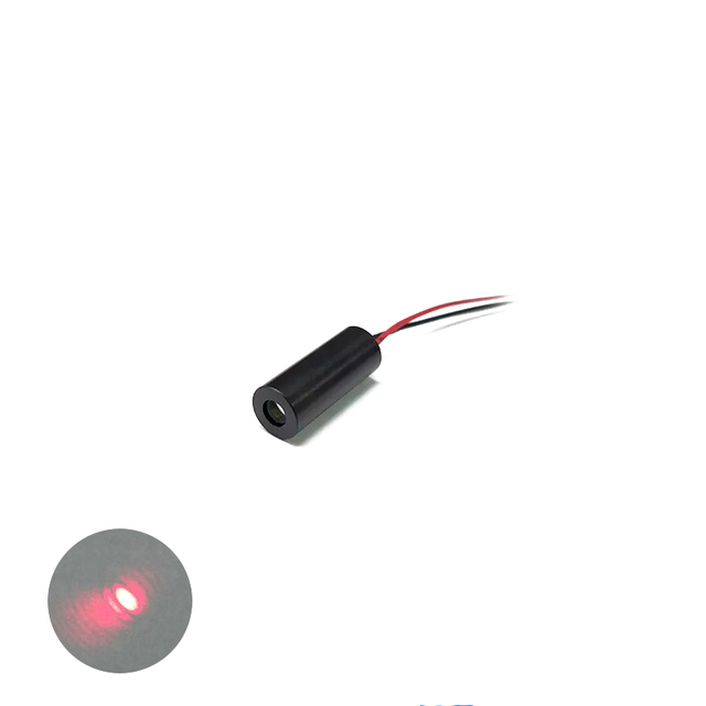 Compact Mini 8mm 650nm 0.5mw 1mw 5mw Class I Low Power Red Dot Pointer Laser Diode Module Industrial for Positioning
