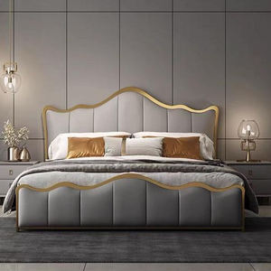 Cadre de lit en métal simple de qualité supérieure, robuste, adapté aux appartements et aux dortoirs - Product Image 2