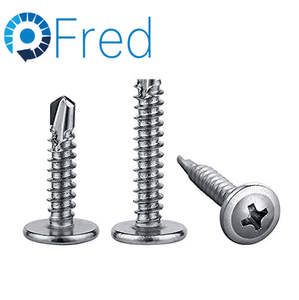 Petite vis à tête bombée bleue zinguée ST4.2 pour l'exploitation minière acier traitement de l'eau poli - Product Image 4