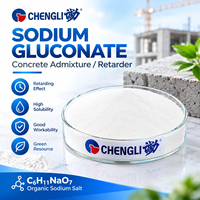 Poudre de Gluconate de Sodium de Haute Pureté, Retardateur de Prise du Béton pour Adjuvant de Construction