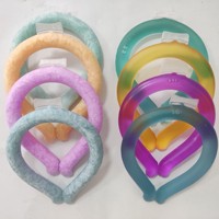 Refroidisseur réutilisable Gel Pack cou refroidissement Tube personnalisé glace cou refroidisseur anneau d'enveloppe pour l'été extérieur intérieur