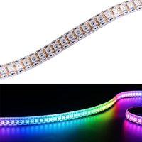 Harga Grosir Pabrik Kustom Ws2812b 60 100 96 144 LED Strip 5V Smart Music Control Digital Light Strings Dapat Dipotong USB/Aplikasi