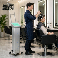 Machine à permanente numérique professionnelle avec chauffage en céramique, qualité salon, 24/30 tiges, pour le coiffage des cheveux