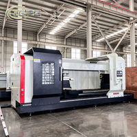 Tour CNC à lit plat CK61160, broche à tête engrenée, coupe lourde de haute précision, performance stable