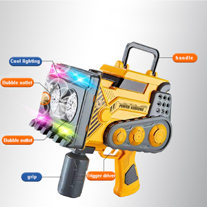 Mùa Hè Kỹ Thuật Trẻ Em Ngoài Trời Xe Tải Đồ Chơi Với Điện Tự Động Súng Bong Bóng Máy Đồ Chơi Cho Trẻ Em - Product Image 5