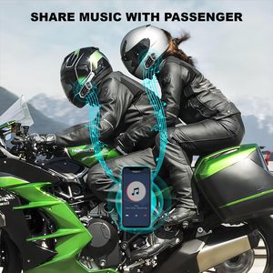 Fodsports M1-S AIR 1000m 4-6riders full duplex capacete motocicleta headset windproof bluetooth interfone motocicleta capacete - Product Image 2