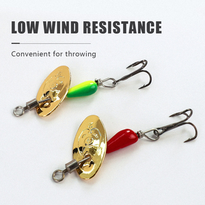 LUSHAZER Set <span class=keywords><strong>da</strong></span> 5 Pezzi Esche Spinner Girevoli 3g 50mm Cucchiaino Spinnerbait con Paletta Metallica per Pesca alla <span class=keywords><strong>Spigola</strong></span> Fiumi Laghi Kit di Esche <span class=keywords><strong>da</strong></span> Pesca - Product Image 6