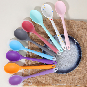 Cucchiaio per Bambini in <span class=keywords><strong>Silicone</strong></span> Morbido con Manico Lungo, Utensile da Cucina, 100 Pezzi, Sostenibile e Lavabile in Lavastoviglie - Product Image 6