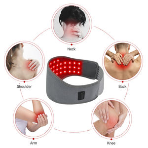 Cinturón de cintura de luz roja para uso doméstico, envoltura de terapia portátil plegable con función de pulso, cinturón de luz infrarroja - Product Image 2