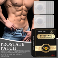 Pansement prostatique naturel pour le nombril, soulagement des troubles urinaires, traitement de la prostate, coussin de prostate à base de plantes, patch pour la santé masculine