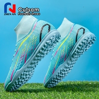 Chaussures de football professionnelles en gros TF respirantes, antichoc, durables, toutes surfaces, pour hommes et unisexe, entraînement, personnalisées ODM OEM