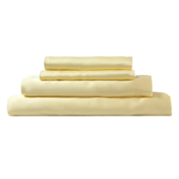 Parure de draps rafraîchissants de luxe en 100 % Lyocell d'eucalyptus, soyeuse, douce et respirante, pour lits Queen et King Size