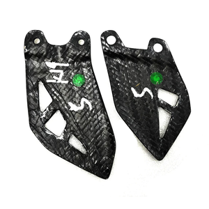 Para <span class=keywords><strong>Kawasaki</strong></span> <span class=keywords><strong>Ninja</strong></span> <span class=keywords><strong>ZX10R</strong></span> <span class=keywords><strong>2016</strong></span> 2017 2018 2019 2020 2021 2022 3K 100% fibra de carbono seca accesorios de motocicleta placas de talón - Product Image 6