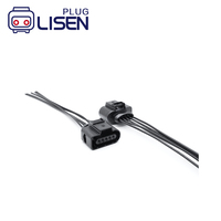 1J0973722A Konektor Lampu Depan 2 Pin Female Pigtail untuk Audi VW Beetle Golf Passat Tiguan Skoda
