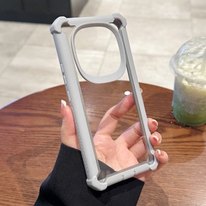 Ốp lưng điện thoại Redmi Note 14 PRO PLUS 5G, <span class=keywords><strong>2</strong></span> lớp, trong suốt, chống sốc, siêu bền, màu đỏ - Product Image 5