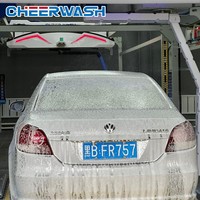 Lave-auto automatique sans contact Cheerwash Electric 25KW, puissance totale 1500W, style cyberpunk, en acier inoxydable.