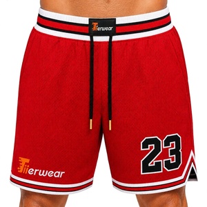 Shorts de sport en mesh sublimé pour hommes, personnalisables, pour la gym, le basketball, l'entraînement, la course à pied, séchage rapide, vente en gros - Product Image 1