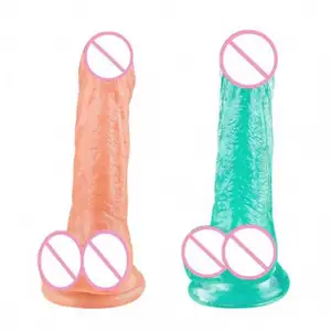 Best Selling Horse Soft Realistic Penis Jelly Dildo Sex Toys Strong Suction Cup Jelly Female Masturbators supplier wholesale