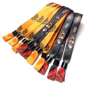 Custom Festival Rfid Wristbands Vip Events Promotional Party Supplies Woven <b>Wrist</b> Bands for Concerts and Parties - Product Image 1