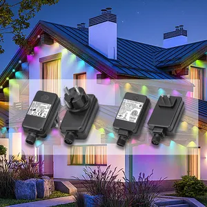 Led Driver Adaptor Dc 12v 24v 27v 29v 30v 36v Pixel Lights Christmas Colorful House Eaves Light IP44 IP67 Power Supply Adapter