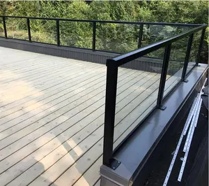 Ace Custom aluminium balustraden post glas geländer für balkon