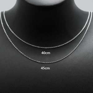 Collar de plata con cadena para hombre y mujer, exquisita Cadena de serpiente clavcular, collar de cadena de cuello, cadena de Ley 925 - Product Image 6