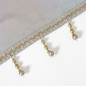 Châu Âu sang trọng trang trí nội thất nước gợn rèm cửa valance cho phòng khách - Product Image 6