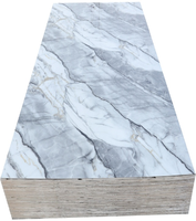 Panneau mural SPC classique haute brillance, imperméable, facile à installer, sans formaldéhyde, flexible, résistant au feu, pour l'intérieur