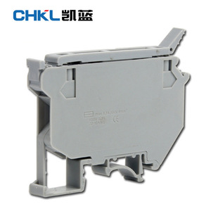 Bloc de bornes de fusibles Chkl Uk5-Hesi 6.3A en ABS avec indicateur LED, connecteur gris - Product Image 2