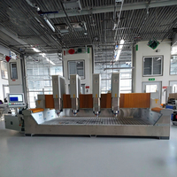Scie à pont CNC pour la découpe de pierre, machine 4+1 axes pour marbre et granit, monobloc avec moteur, contrôle PLC, haute efficacité, utilisation facile