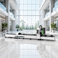 Découpeuse laser fibre LXSHOW LX62TE 1000 W, machine de découpe laser fibre 3000 W pour tubes et tuyaux en acier au carbone, équipement de découpe de métaux
