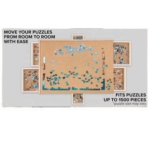 <b>Jigsaw</b> <b>Puzzle</b> <b>Table</b> Drawers Non-slip Wood 1500 Piece Portable Eco-friendly Customized Logo Color Box Unisex Games Mother's Day - Product Image 2