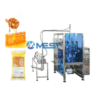 Machine d'emballage de sachets de miel liquide en forme de bâton, pour liquides visqueux, avec scellage arrière