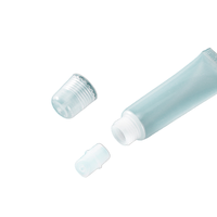 Logo personnalisé Mini Tube de brillant à lèvres en plastique souple à presser Capuchon de 5ml 8ml 10ml 15ml 20ml Tubes de rouge à lèvres et de crème cosmétiques transparents vides