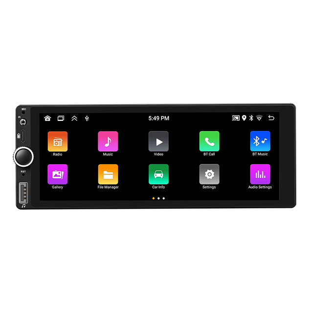 6.86-inch Car Mounted Android GPS Navigation High-definition Reversing Image Intelligent Bluetooth Wireless Carplay