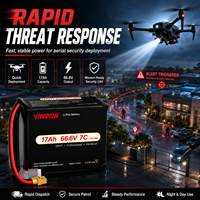 بطارية طائرة بدون طيار ثابتة التيار لتخزين الطاقة 18S 66.6V 17Ah، بطارية طائرة بدون طيار لجميع الأحوال الجوية للطائرات متعددة الدوارات ذات الحمولة الثقيلة