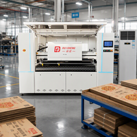 Mesin Cetak Kotak Pizza Karton Bergelombang Digital Otomatis Penuh WINSCOLOR 1.8 Meter dengan Layar Sentuh dan Print Head HP
