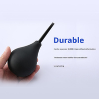 Irrigateur vaginal en silicone en forme de poire, pour lavement anal, jouet sexuel, buse de lavement, nettoyeur anal, Chuveiro pour hommes gays